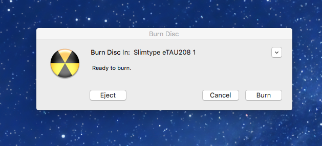 How to burn os x dmg to dvd release